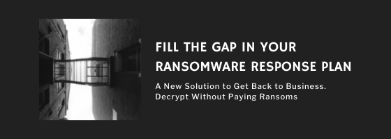 Fill the gap In your ransomware response